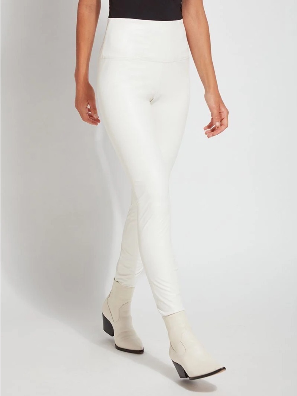 bagatelle White High-Rise Ponte Leggings